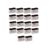 Batteries pour Minuteman Bp36rtexl UPS, 18 x 12v, 9ah - 108wh Batteries UPS Gamme CB