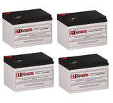 Batteries pour Minuteman E 2300 UPS, 4 X 12v, 12ah - 144wh Batteries UPS Gamme CB