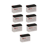 Batteries pour Minuteman Mm1000 Cp/2 UPS, 7 x 12v, 7ah - 84wh Batteries UPS Gamme CB