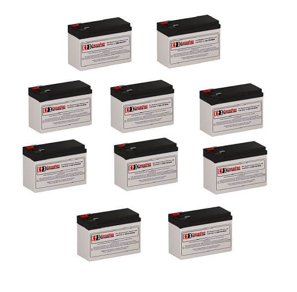 Batteries For Minuteman Mm2k/2 UPS, 10 X 12v, 7ah - 84wh UPS Batteries CB Range