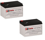 Batteries pour Minuteman Msu 1000 UPS, 2 x 12v, 12ah - 144wh Batteries UPS Gamme CB
