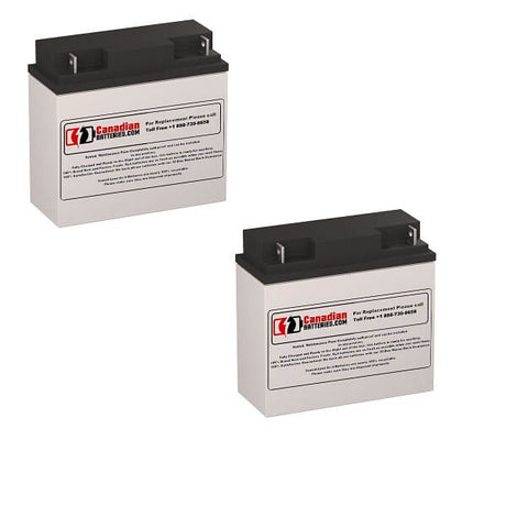 Batteries For Minuteman Msu 1400 UPS, 2 X 12v, 18ah - 216wh UPS Batteries CB Range