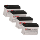 Batteries For Minuteman Px 10/1.0r UPS, 4 X 12v, 7ah - 84wh UPS Batteries CB Range