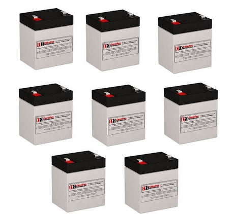 Batteries For Oneac On2000xau-cn UPS, 8 X 12v, 5ah - 60wh UPS Batteries CB Range