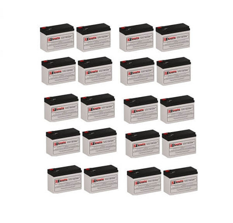 Batteries For Opti-UPS Ds15kbt UPS, 20 X 12v, 7ah - 84wh UPS Batteries CB Range