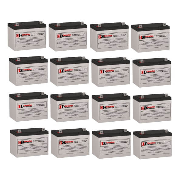 Batteries For Opti-UPS El3000-al UPS, 16 X 12v, 100ah - 1200wh UPS Batteries CB Range