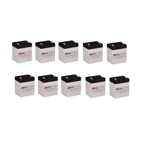 Batteries For Powerware 103002750-5591 UPS, 10 X 12v, 5ah - 60wh UPS Batteries CB Range