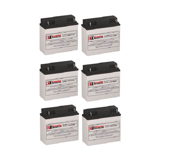 Batteries For Powerware 2036c UPS, 6 X 12v, 18ah - 216wh UPS Batteries CB Range