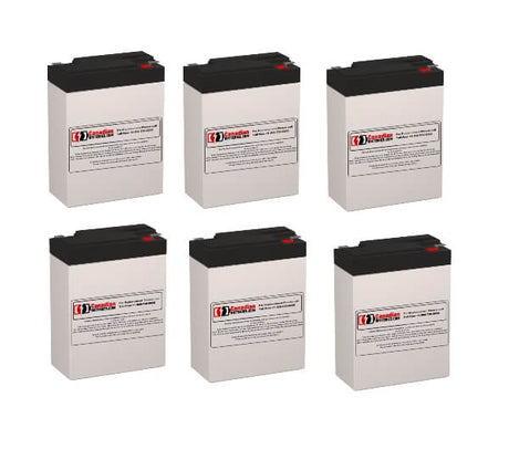 Batteries For Powerware Pw5115-1500 Rm UPS, 6 X 6v, 9ah - 54wh UPS Batteries CB Range