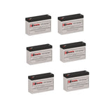 Batteries pour Powerware Pw5115-1500rm UPS, 6 x 6v, 7ah - 42wh Batteries UPS Gamme CB