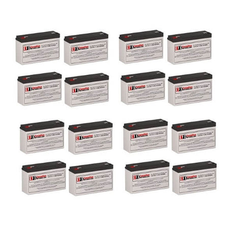 Batteries For Powerware Pw5119-2.4kii-rm UPS, 16 X 6v, 12ah - 72wh UPS Batteries CB Range