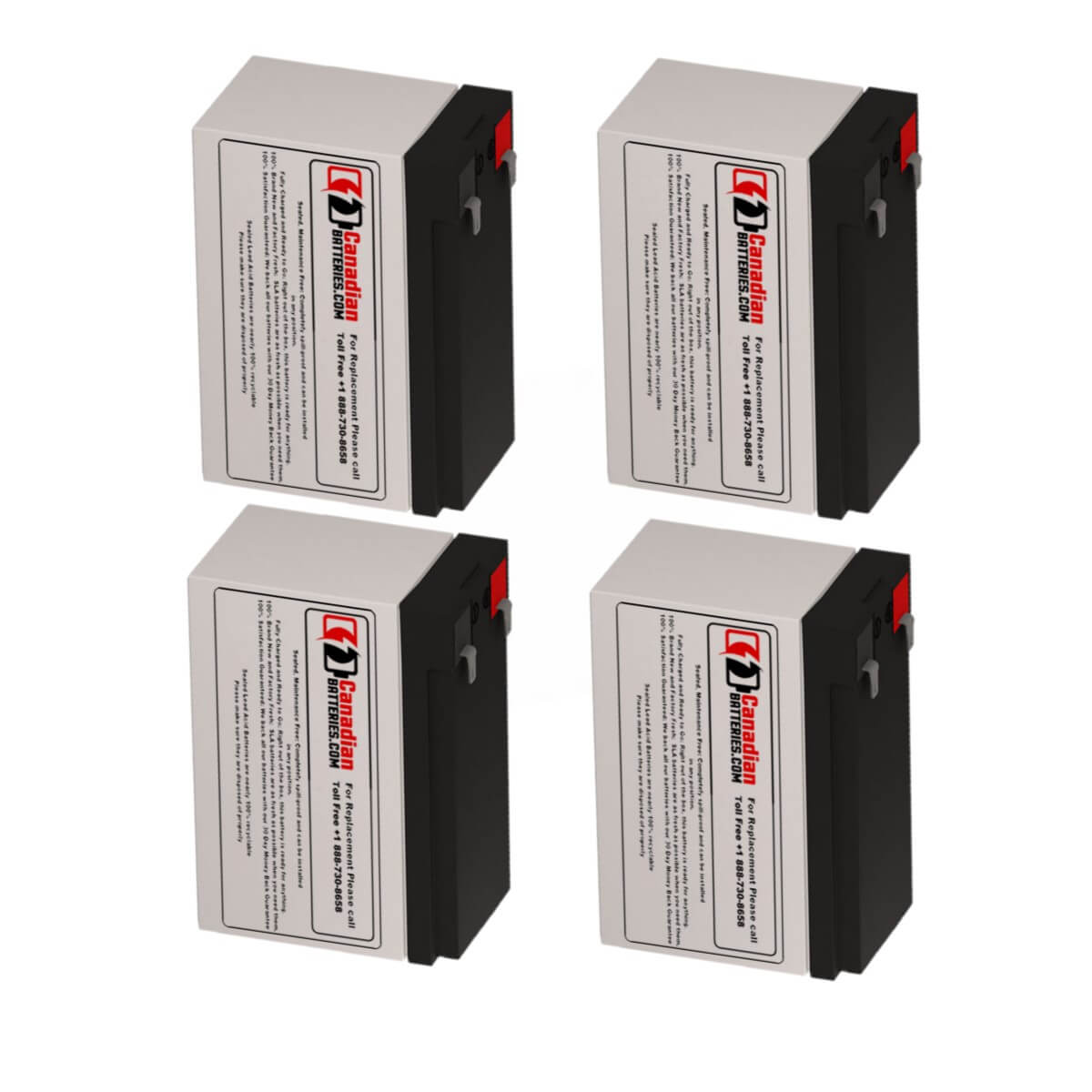 Batteries For Powerware Pw9125 1250 UPS, 4 X 12v, 9ah - 108wh UPS Batteries CB Range