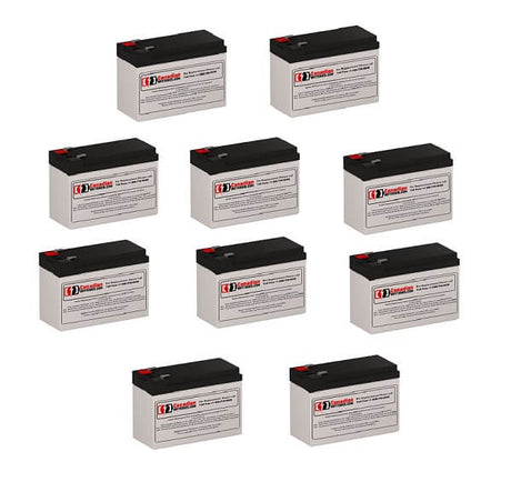 Batteries For Powerware Pw9125 6000 UPS, 10 X 12v, 7ah - 84wh UPS Batteries CB Range