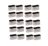 Batteries pour Powerware Pw9125-6000g-hw UPS, 20 X 12v, 7ah - 84wh Batteries UPS Gamme CB