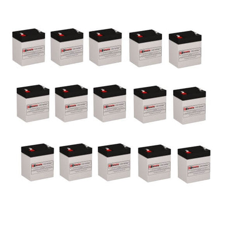 Batteries For Powerware Pw9135g6000-xl3u UPS, 15 X 12v, 5ah - 60wh UPS Batteries CB Range