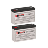 Batteries For Sola 2-u-d5736 UPS, 2 X 6v, 12ah - 72wh UPS Batteries CB Range