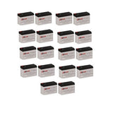 Batteries pour Toshiba 1400xl Plus UPS, 18 x 12v, 7ah - 84wh Batteries UPS Gamme CB