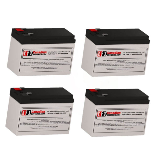 Batteries For Toshiba Uc1a1a010c6tb UPS, 4 X 12v, 7ah - 84wh UPS Batteries CB Range