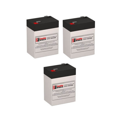 Batteries For Tripp Lite Bc400lan UPS, 3 X 6v, 4.5ah - 27wh UPS Batteries CB Range