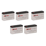 Batteries pour Tripp Lite Omnipro1400 V2 UPS, 5 x 6v, 12ah - 72wh Batteries UPS Gamme CB