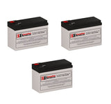 Batteries pour Tripp Lite Smart1400 NetUPS-v1 UPS, 3 x 12v, 7ah - 84wh Batteries UPS Gamme CB