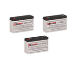 Batteries pour Tripp Lite Smart1500-v2 UPS, 3 x 6v, 12ah - 72wh Batteries UPS Gamme CB