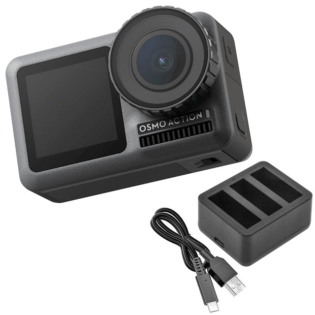 Battery Charger For Dji, Osmo Action V Charges Djp3ck Camera Charger Cameron Sino Technology Limited (Camera)
