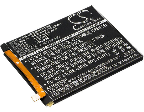 3.85V, Li-Polymer, 4900mAh, SmartPhone battery fits 360, Qiku, Qk-394, 1505-a01, 1505-a02, 18.87Wh Mobile, SmartPhone Cameron Sino Technology Limited (Smartphone)