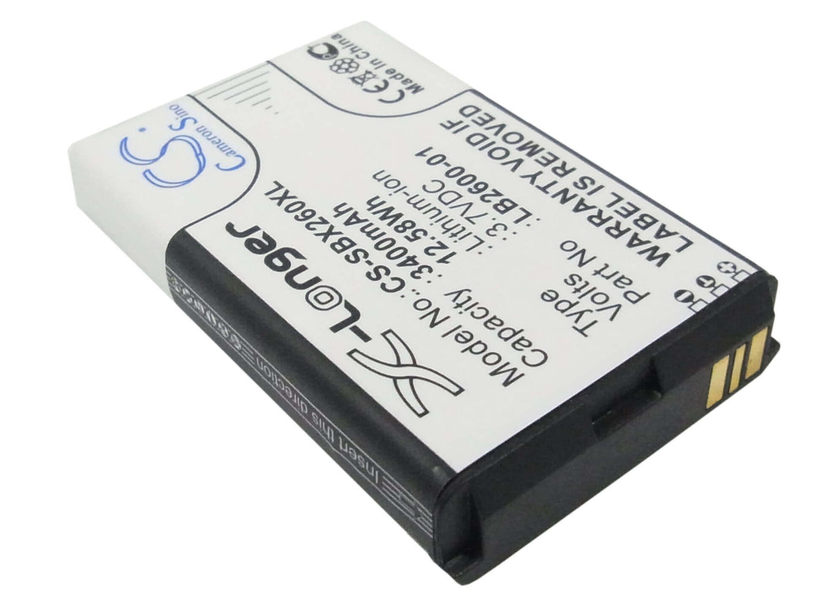 3.7V, Li-ion, 3400mAh, Hotspot battery fits 4g Systems, Lb2600-01, Xsbox Go+, 12.58Wh Hotspot Cameron Sino Technology Limited