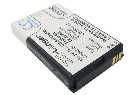 3.7V, Li-ion, 3400mAh, Hotspot battery fits 4g Systems, Lb2600-01, Xsbox Go+, 12.58Wh Hotspot Cameron Sino Technology Limited