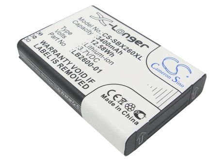 3.7V, Li-ion, 3400mAh, Hotspot battery fits 4g Systems, Lb2600-01, Xsbox Go+, 12.58Wh Hotspot Cameron Sino Technology Limited