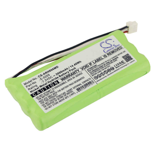 7.2V, Ni-MH, 2000mAh, Medical battery fits Aaronia Ag, E-0205, Spectran Hf-6060 V1, Spectran Hf-6060 V4, 14.40Wh Medical Cameron Sino Technology Limited (Medical)