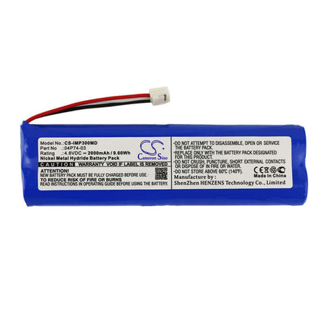 4.8V, Ni-MH, 2000mAh, Medical battery fits Abbott, I-stat, 04p74-03, Analyzer Printer, I-stat Printer, 9.60Wh Medical Cameron Sino Technology Limited (Medical)