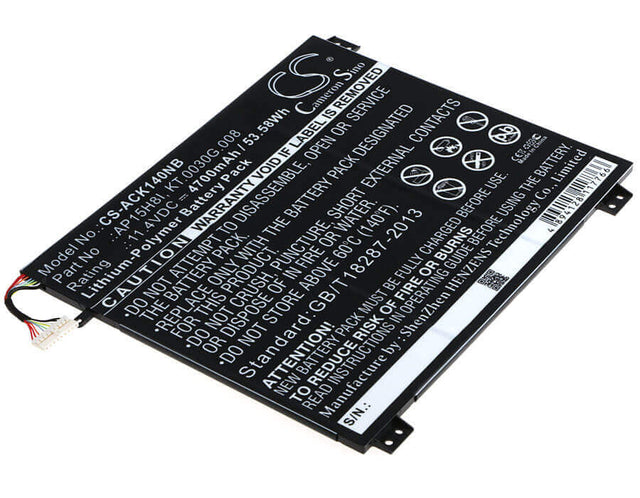 Battery For Acer, Ao1-431-c139, Ao1-431-c4xg, Ao1-431-c7f9, Ao1-431-c8g8 11.4v, 4700mah - 53.58wh Notebook, Laptop Cameron Sino Technology Limited   