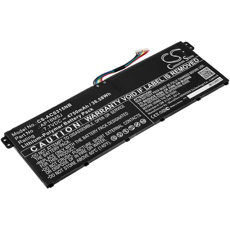 Notebook Battery For Acer, Aspire 3 A315-21, Aspire 3 A315-21-62yq 7.7v, 4750mah - 36.58wh Notebook, Laptop Cameron Sino Technology Limited