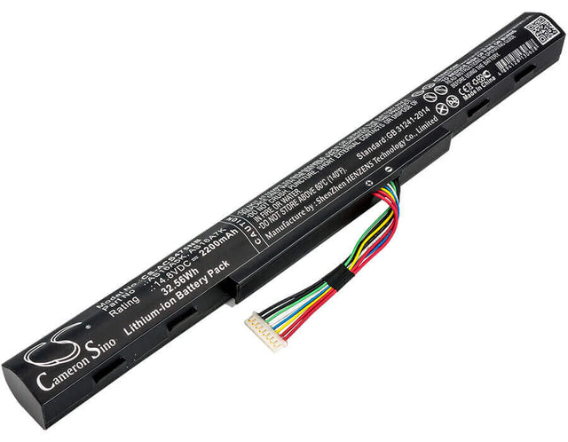 Notebook Battery For Acer, Aspire E5-475g, Aspire E5-523g, Aspire E5-553g 14.8v, 2200mah - 32.56wh Notebook, Laptop Cameron Sino Technology Limited
