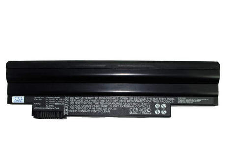 Battery For Acer Aspire One Aod255-a01b/k, Aspire One Aod255- A01b/w, Aspire One Aod255-1134 11.1v, 6600mah - 73.26wh Notebook, Laptop Cameron Sino Technology Limited   