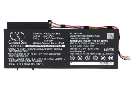Battery For Acer Aspire P3-171, Aspire P3-171-6820, Aspire P3-171-3322y2g06as 7.4v, 5250mah - 38.85wh Notebook, Laptop Cameron Sino Technology Limited   