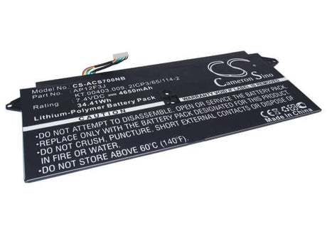 Battery For Acer Aspire S7, Aspire S7 13", Aspre S7-391-6822 7.4v, 4650mah - 34.41wh Notebook, Laptop Cameron Sino Technology Limited   