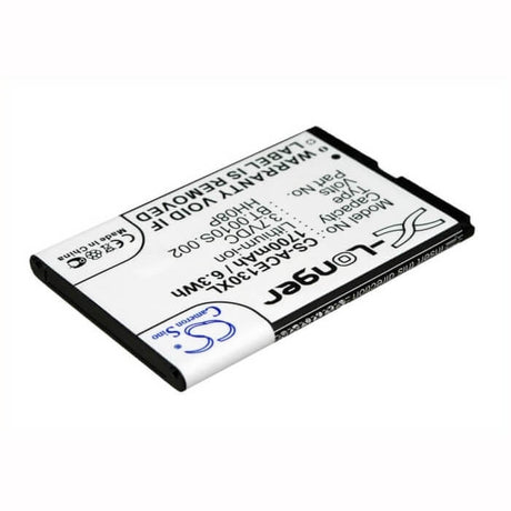 3.7V, Li-ion, 1700mAh, SmartPhone battery fits Acer, Bt.0010s.002, Acer Betouch E130 B, Betouch E130, 6.29Wh Mobile, SmartPhone Cameron Sino Technology Limited (Smartphone)