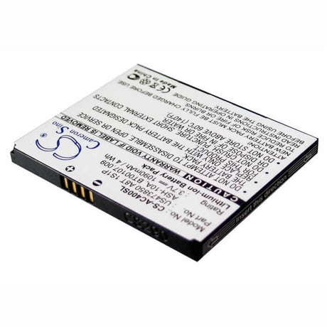 3.7V, Li-ion, 1090mAh, SmartPhone battery fits Acer, Ash-10a, Betouch E400, Betouch E400b, 4.03Wh Mobile, SmartPhone Cameron Sino Technology Limited (Suspended)