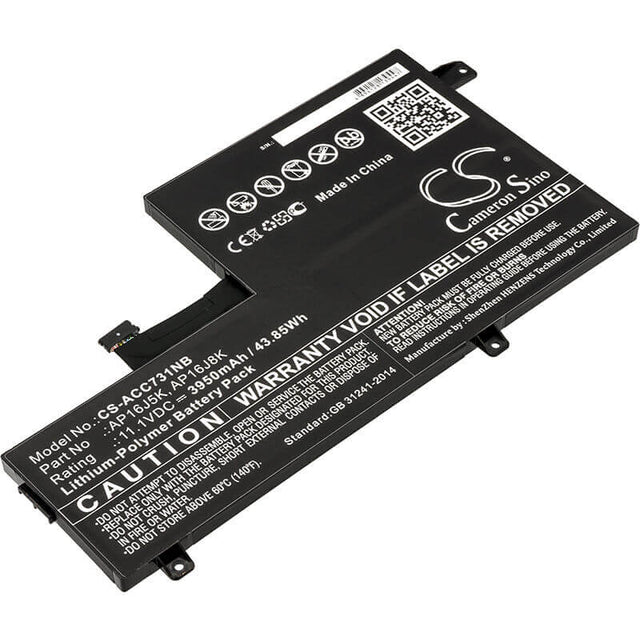 Battery For Acer, C731, C731-c78g, C731-c7p9 11.1v, 3950mah - 43.85wh Notebook, Laptop Cameron Sino Technology Limited   