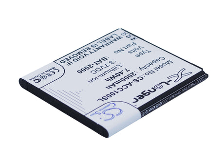 3.7V, Li-ion, 2000mAh, SmartPhone battery fits Acer, Bat-2000, Liquid C1, 7.4Wh Mobile, SmartPhone Cameron Sino Technology Limited (Smartphone)