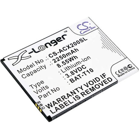 Battery For Acer, Liquid X2, Liquid X2 Lte, 1icp4/68/88 3.8v, 2250mah - 8.55wh Batteries for Electronics Cameron Sino Technology Limited (Suspended)   