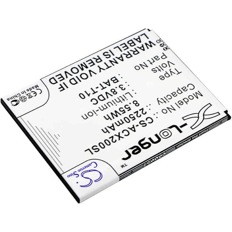 Battery For Acer, Liquid X2, Liquid X2 Lte, 1icp4/68/88 3.8v, 2250mah - 8.55wh Batteries for Electronics Cameron Sino Technology Limited (Suspended)   