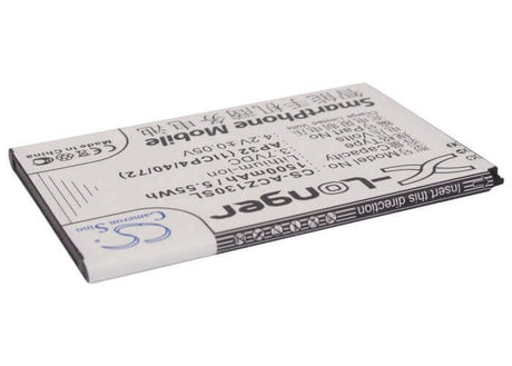 3.7V, Li-ion, 1500mAh, SmartPhone battery fits Acer, Ap32 (1icp4/40/72), Liquid Z130 Duo, Liquid Z3, 5.55Wh Mobile, SmartPhone Cameron Sino Technology Limited (Smartphone)