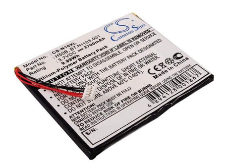 3.7V, Li-Polymer, 2700mAh, PDA battery fits Acer, Fujitsu, Gateway, H50b, N10, 9.99Wh PDA, Pocket PC Cameron Sino Technology Limited