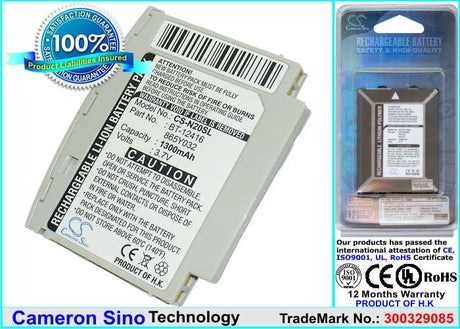 3.7V, Li-Polymer, 1300mAh, PDA battery fits Acer, 865y032, N20, N20w, 4.81Wh PDA, Pocket PC Cameron Sino Technology Limited