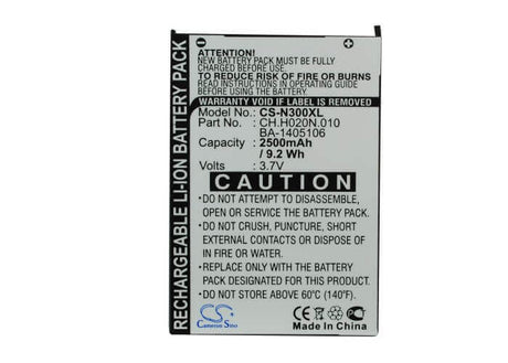 3.7V, Li-ion, 1800mAh, PDA battery fits Acer, Ba-1405106, N300, N310, 6.66Wh PDA, Pocket PC Cameron Sino Technology Limited (Suspended)