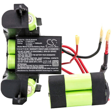 12.0V, Ni-MH, 1500mAh, Vacuum battery fits Electrolux, Aeg, 900273710, 900273722, 900273733, 18.00Wh Vacuum Cameron Sino Technology Limited